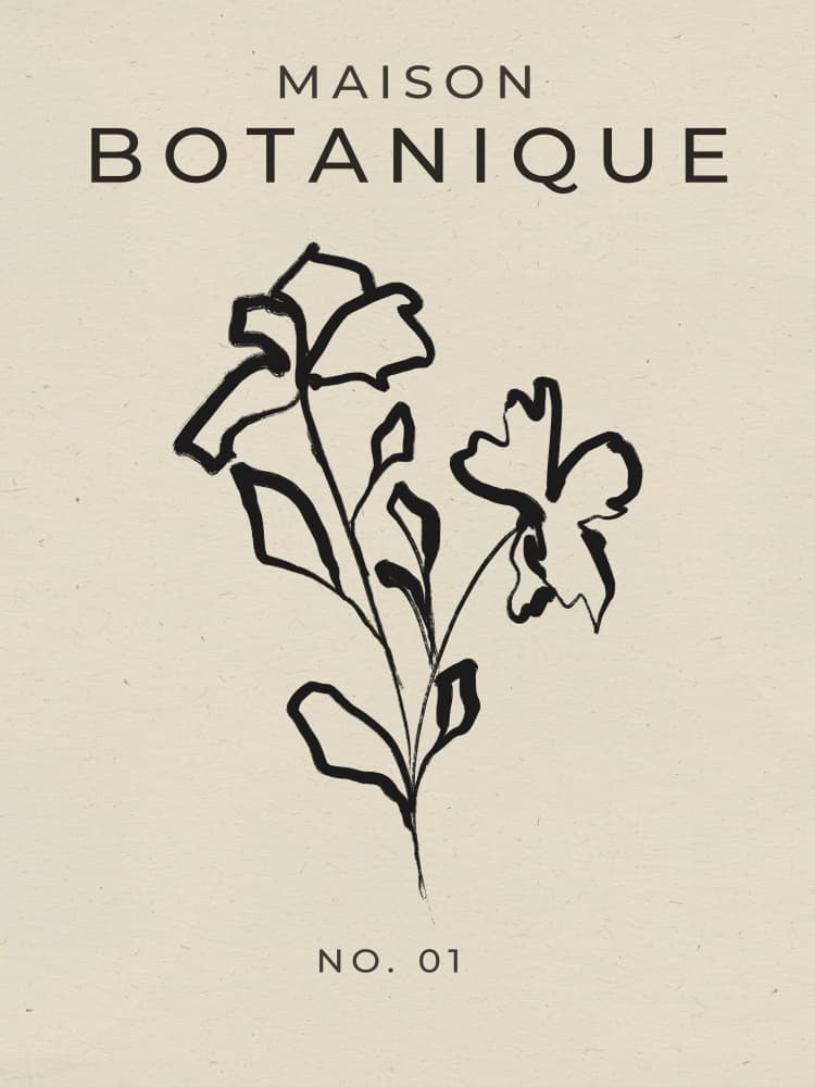 Botanical Sketch by Treechild — canvas wall art