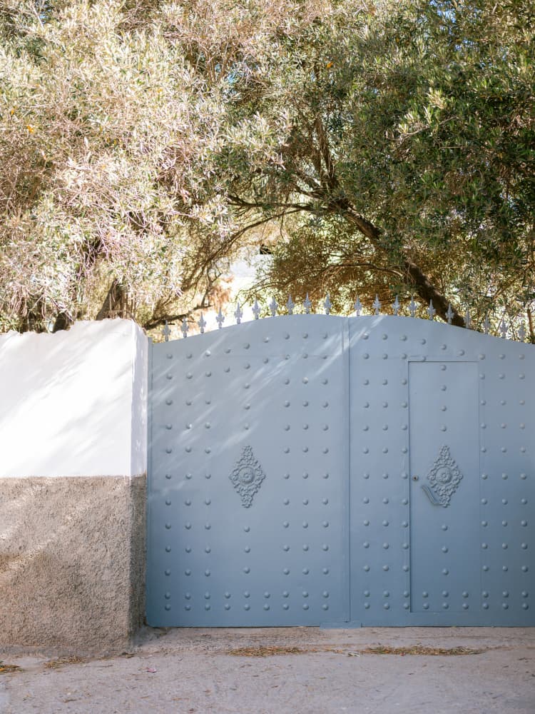 The Blue Gate by Raisa Zwart — canvas wall art
