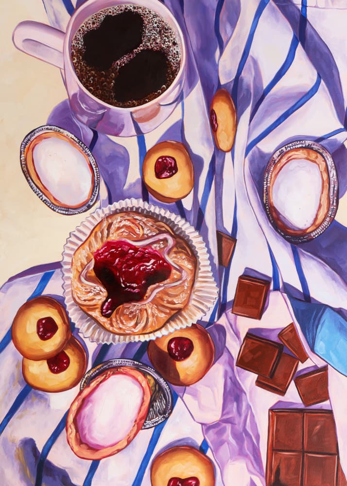 Cozy Morning Pastries by Anna Zdanowicz — canvas wall art