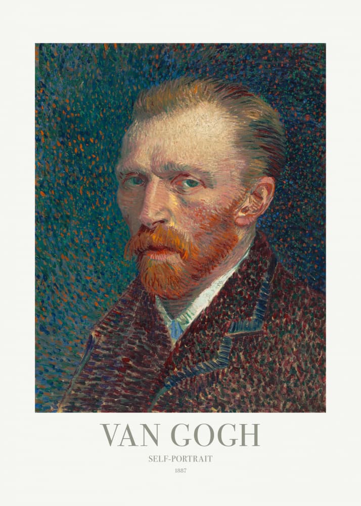 Self-Portrait by Vincent Van Gogh — canvas wall art