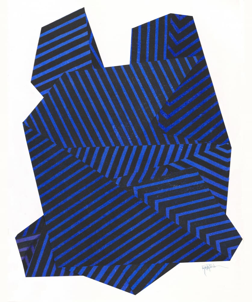 Abstract Geometric Lines by Paulina Vårregn — canvas wall art