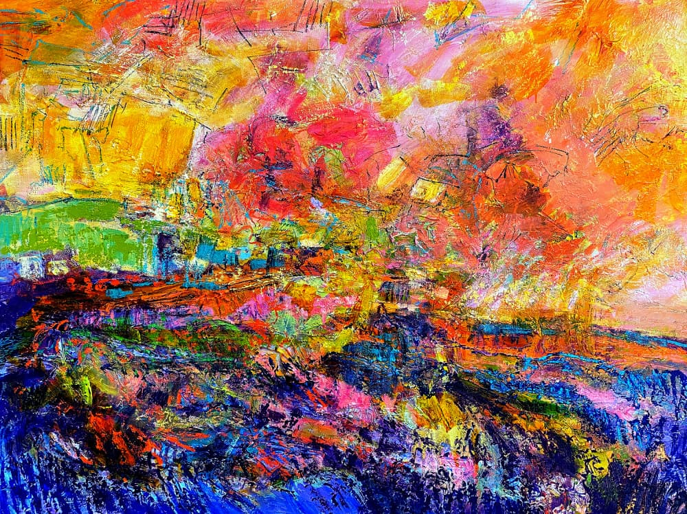 Floral Brilliance Unveiled by Dorothy Fagan — canvas wall art