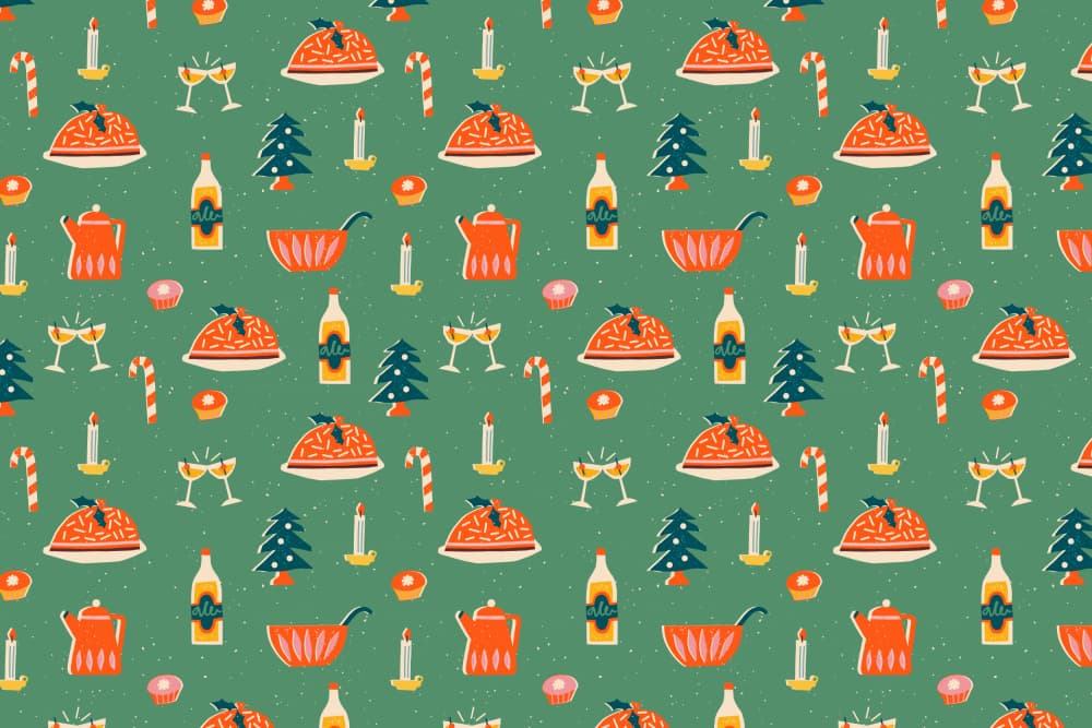 Christmaspatternno26 by Treechild — canvas wall art