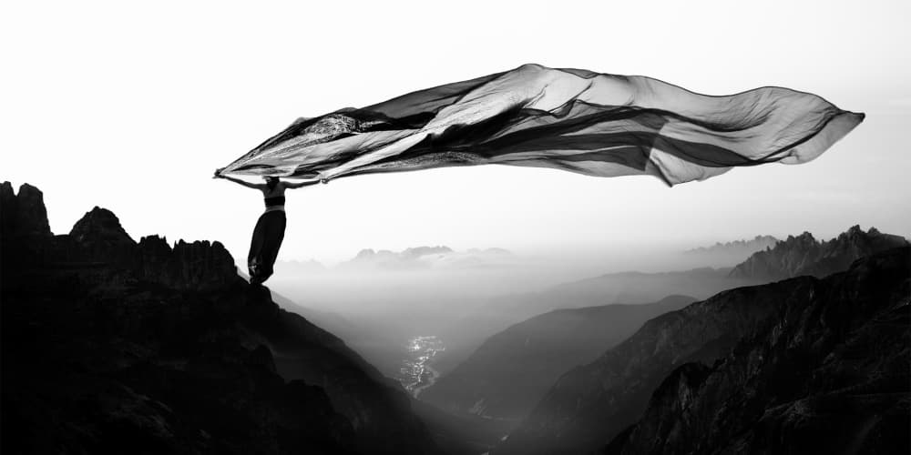 Wind Blown Mountain Top by Patrick Odorizzi — canvas wall art