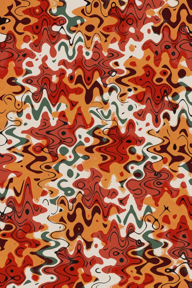 Vibrant Chaos by Treechild — canvas wall art