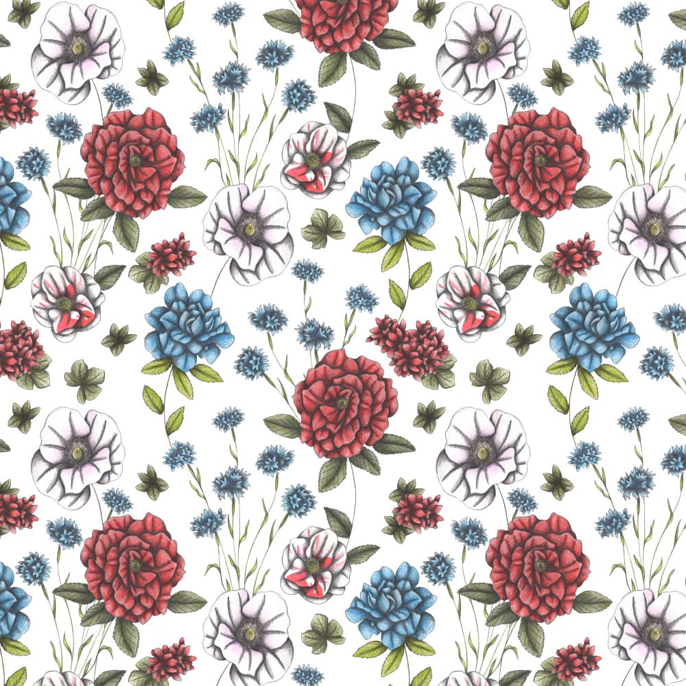 Vibrant Garden Floral by Cecilia Battaini — canvas wall art