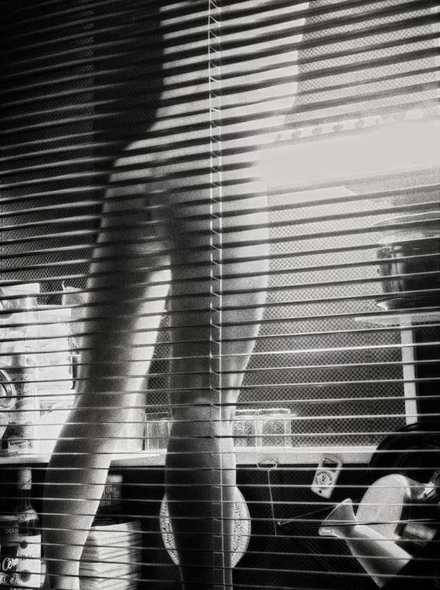 Behind Venetian Blinds by Mathilde Guillemot — canvas wall art