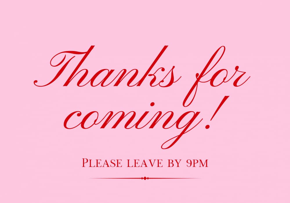 Elegant Thanks Message by Athene Fritsch — canvas wall art