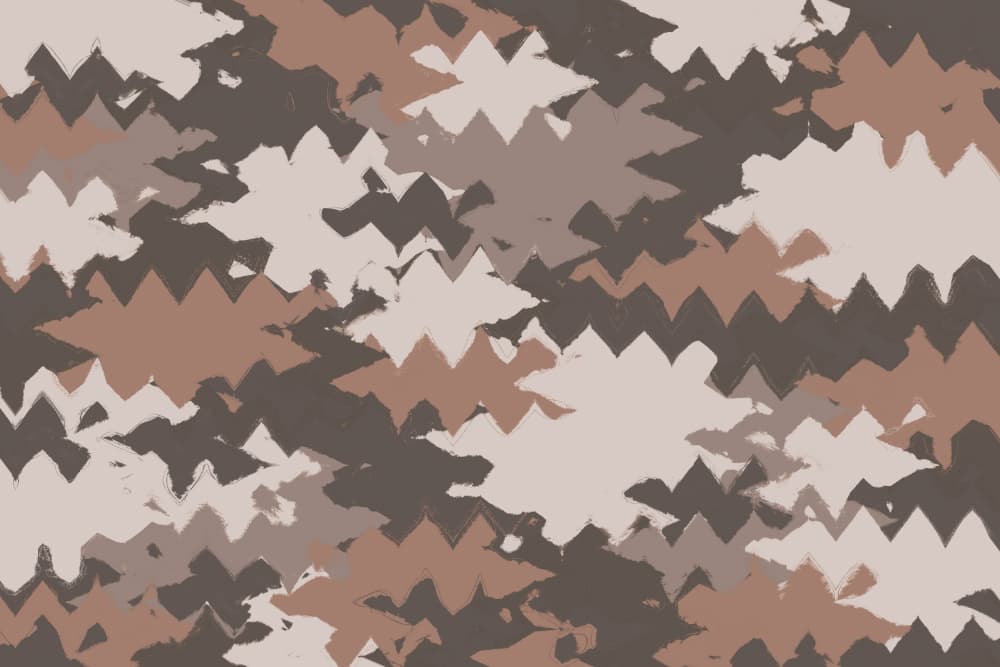 Zigzag Earth Tones by Treechild — canvas wall art