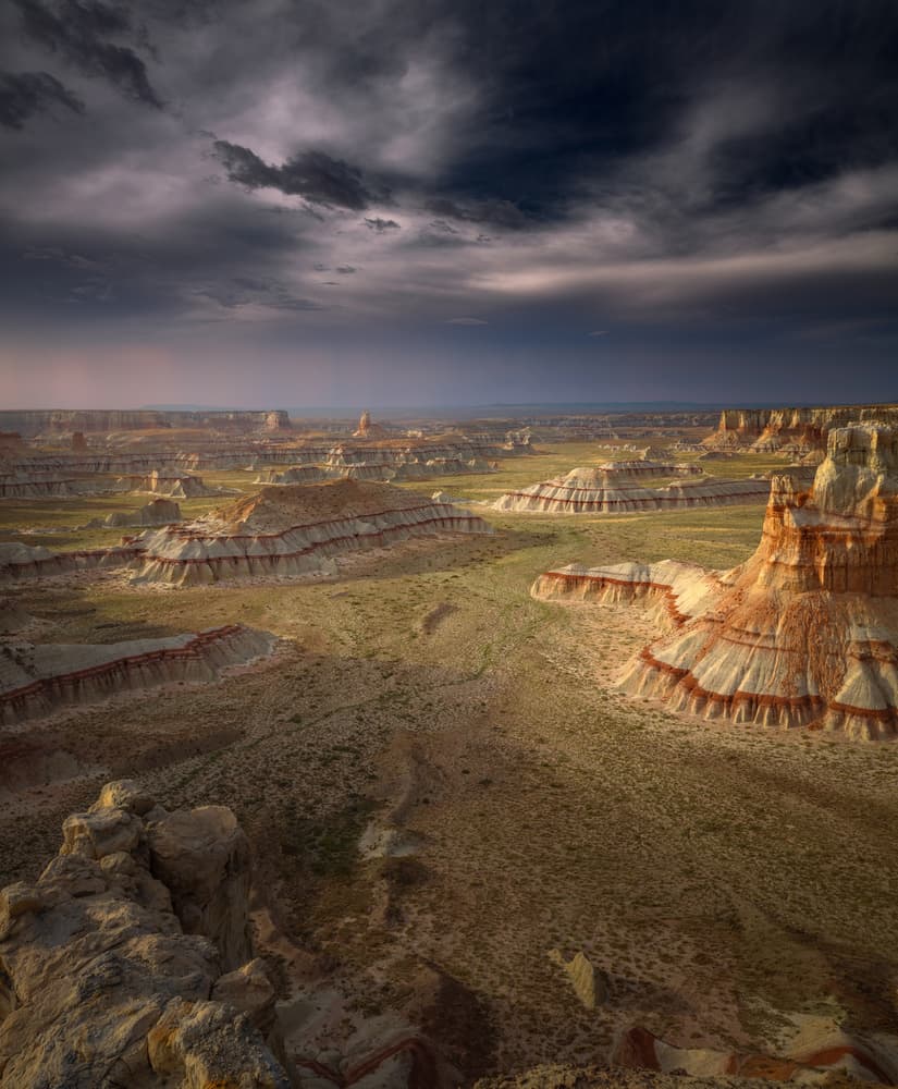 Dramatic Desert Badlands by Greg Barsh — canvas wall art