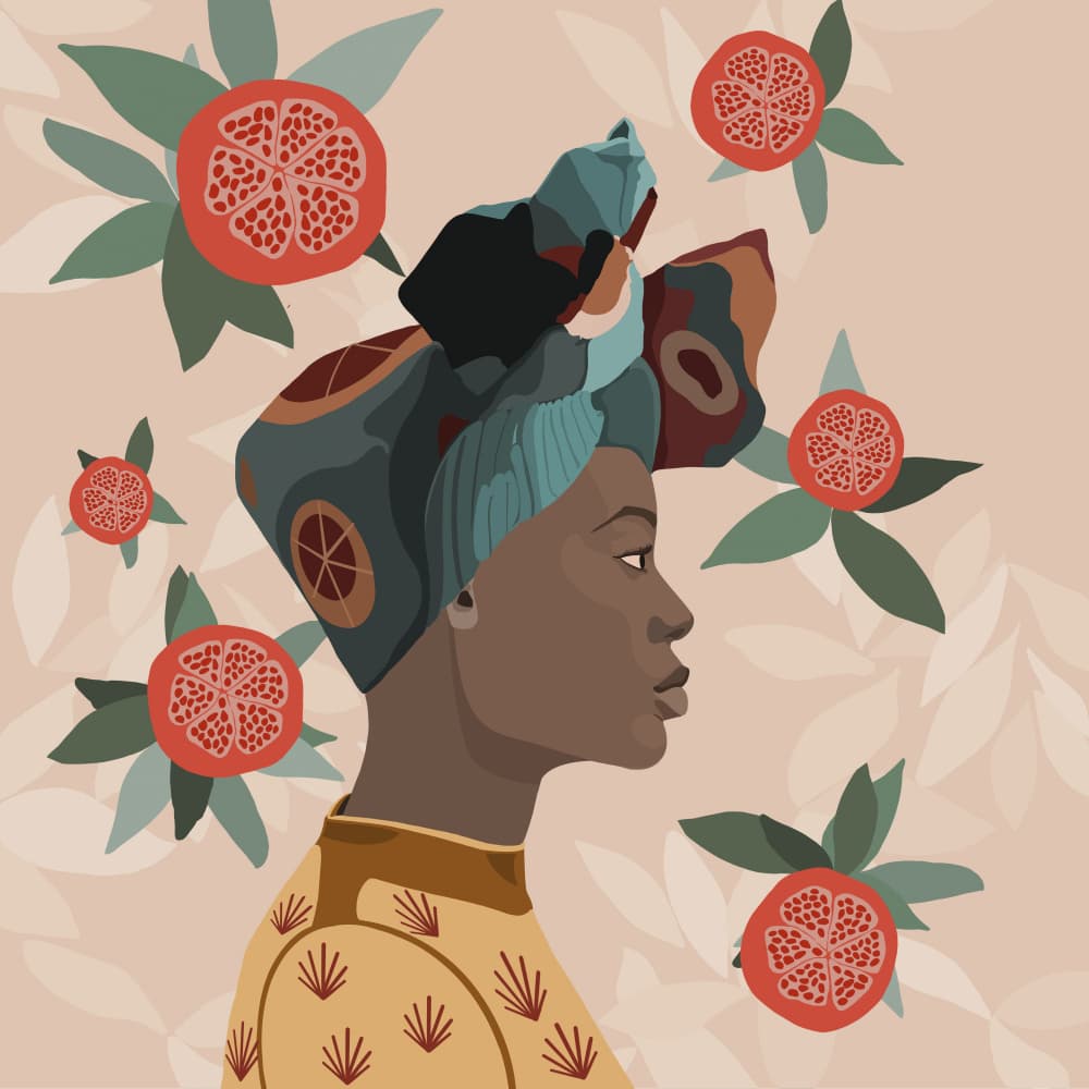 Pomegranate Dreams by Emel Tunaboylu — canvas wall art