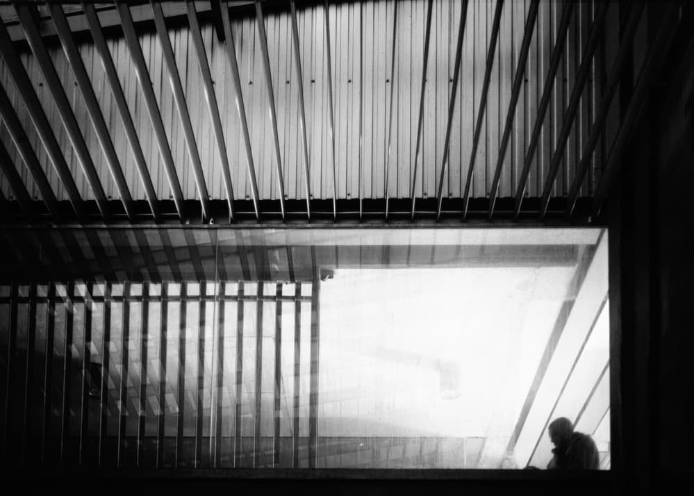Urban Geometric Solitude by Laura Mexia — canvas wall art