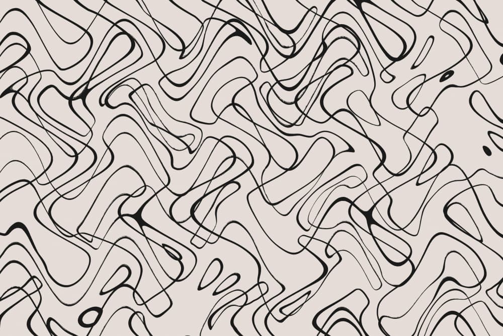 Fluid Lines Dance by Treechild — canvas wall art