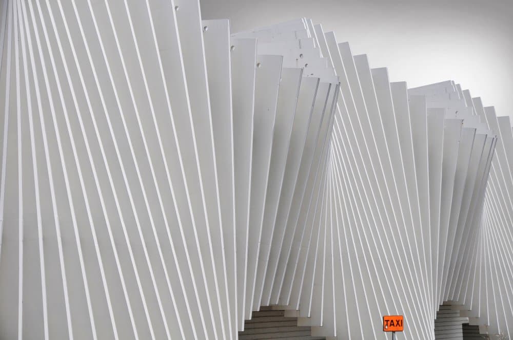 Dynamic Architectural Wave by Antonio Grambone — canvas wall art