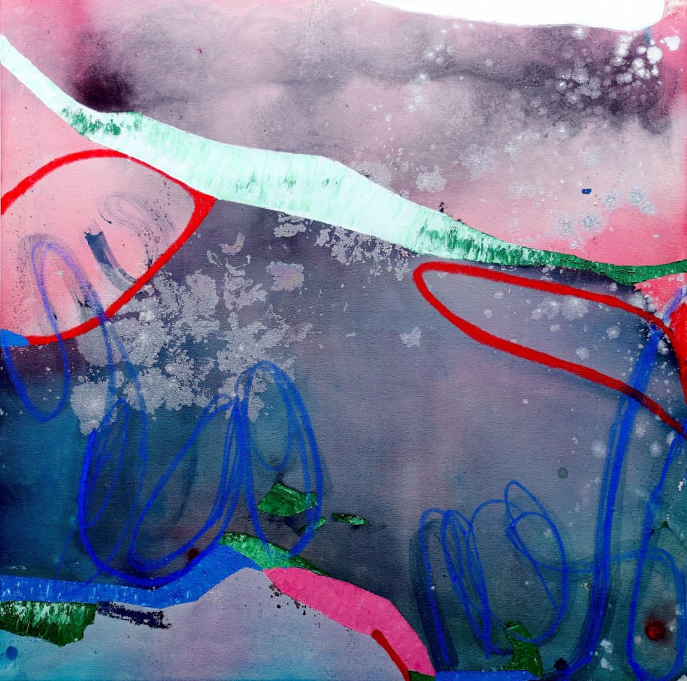 Vivid Abstract Energy by POOVI ART — canvas wall art