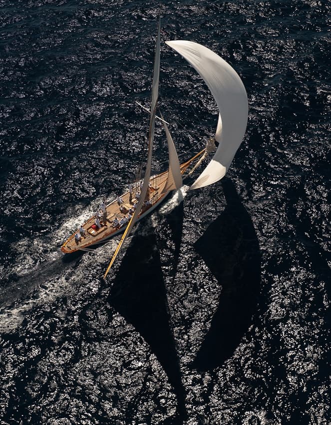 Sailing Ocean Shadows by Marc Pelissier — canvas wall art