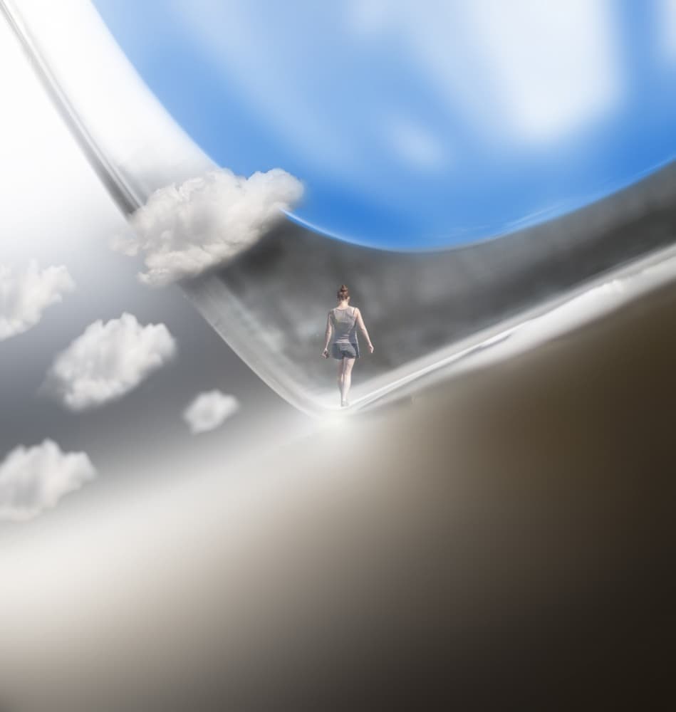 Ethereal Path Forward by David Senechal Photographie (polydactyle) — canvas wall art