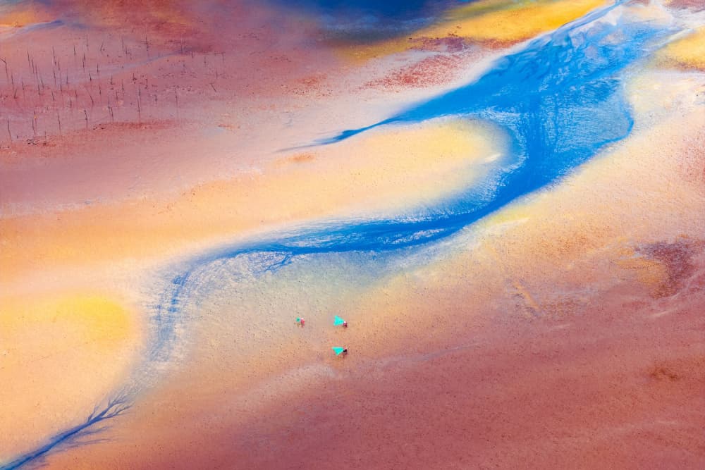 Colorful Aerial Patterns by Songlin Xu — canvas wall art