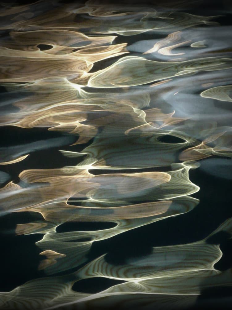 Luminous Water Patterns by Lena Weisbek — canvas wall art