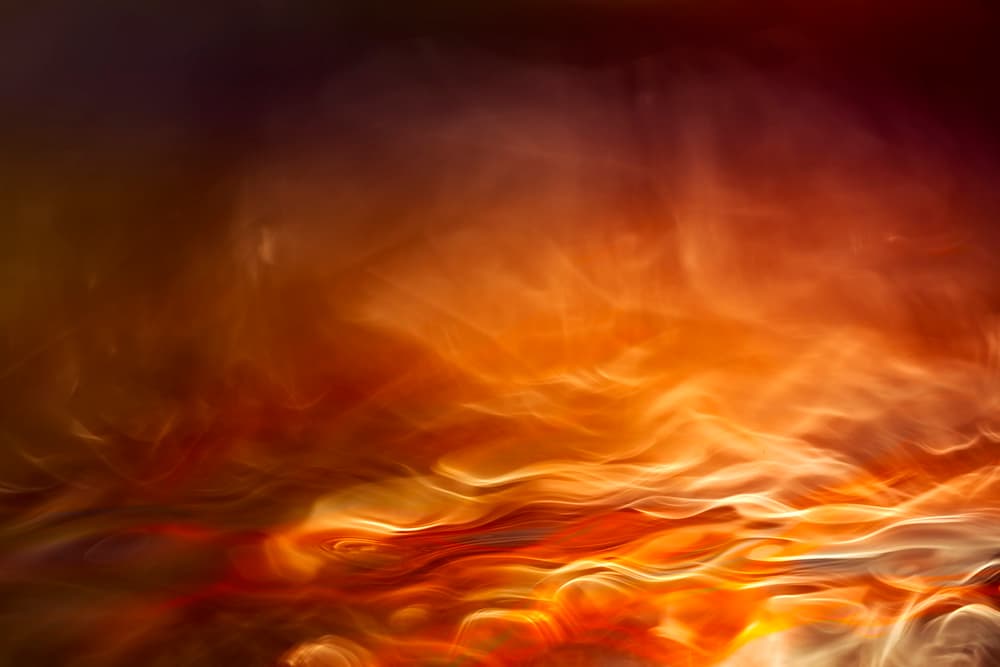Molten Flowing Fire by Willy Marthinussen — canvas wall art