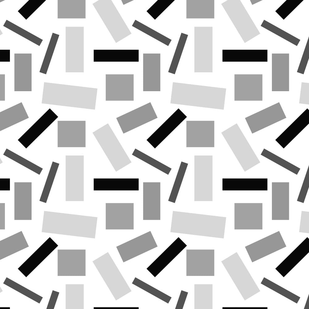Geometric Monochrome Shapes by Michele Channell — canvas wall art