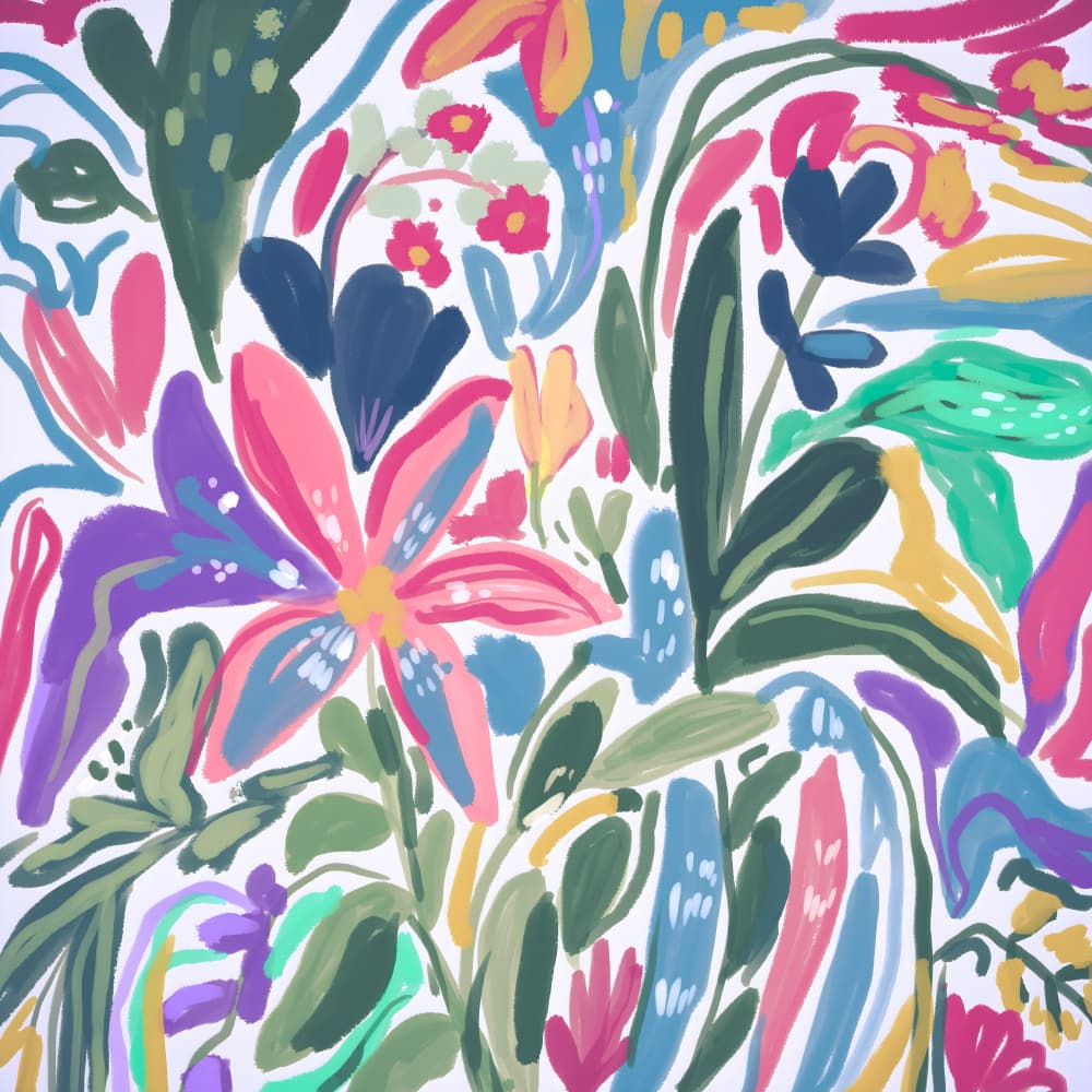 Vibrant Floral Garden