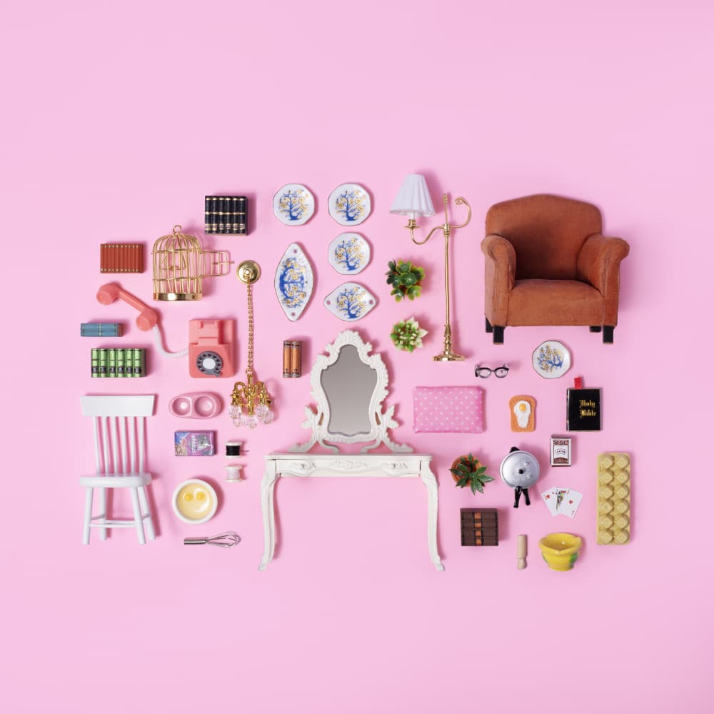 Miniature Vintage Collection by Julia Ramiro — canvas wall art