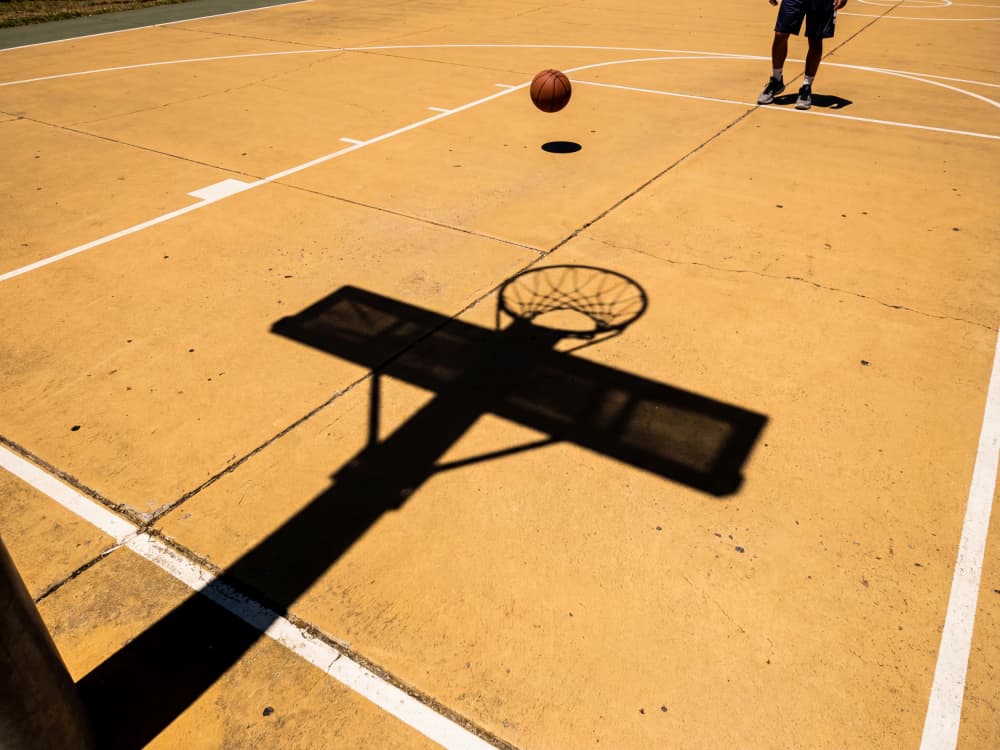 Sunny Court Action by Andreas Magnusson — canvas wall art