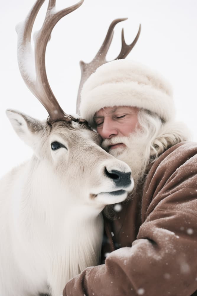 Winter Companions by Treechild — canvas wall art
