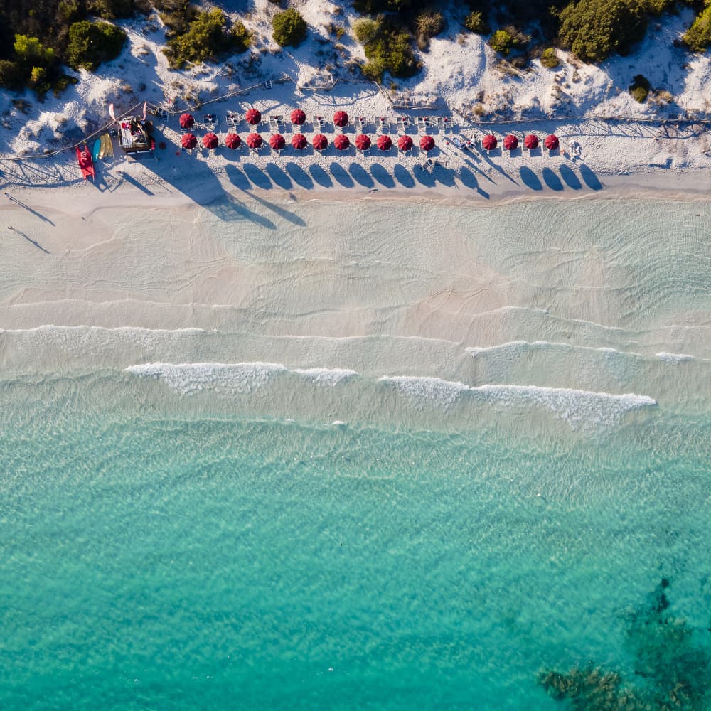 Turquoise Beach Paradise by Anna Kirchner — canvas wall art