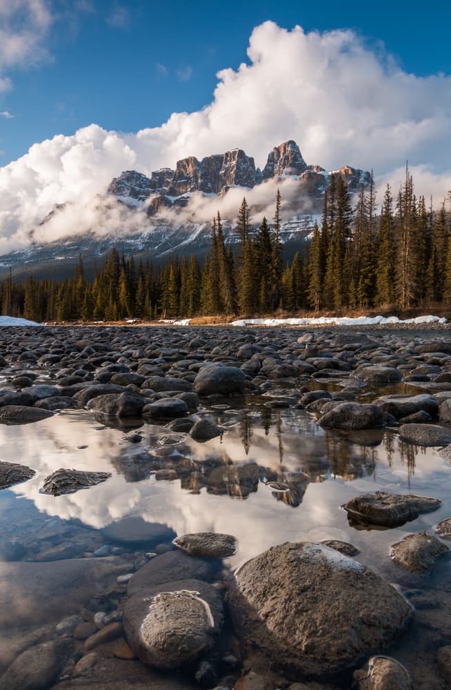 Majestic Mountain Reflection by Christoph Schaarschmidt — canvas wall art