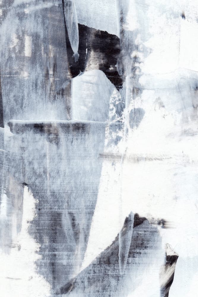 Brushstrokes in Monochrome Tones by uplusmestudio — canvas wall art