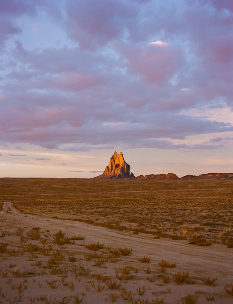 Twilight Desert Peak by Bethany Young — canvas wall art