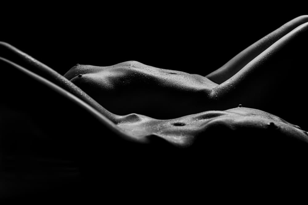 Sensual Dark Forms by Athos K. Florides — canvas wall art