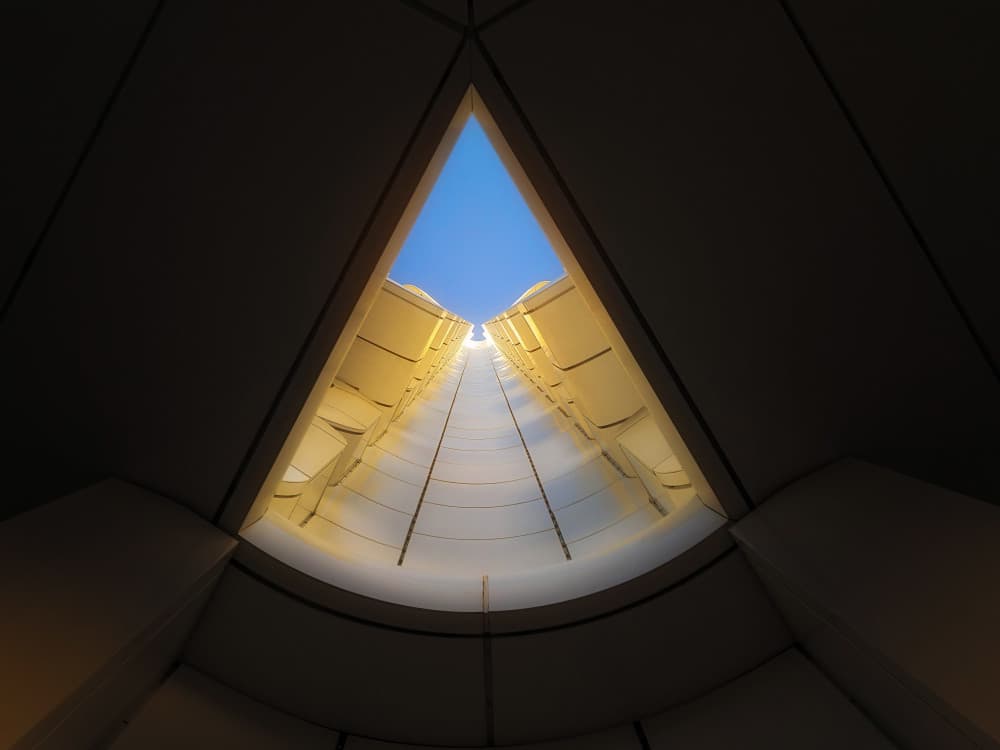 Upward Architectural View by Wim Denijs — canvas wall art