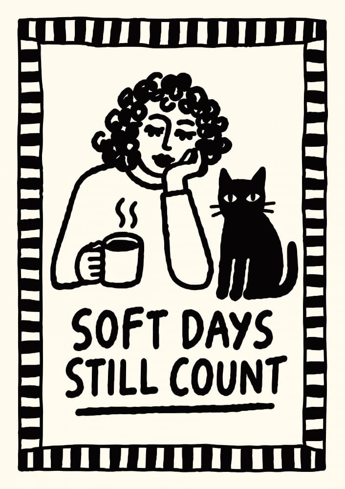 Soft Days Still Count by Patryk Krygowski — canvas wall art