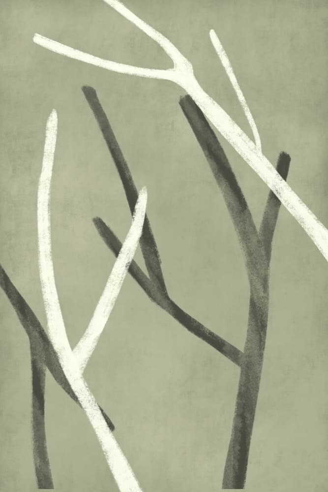 Minimalist Tree Forms by Simona Gocan — canvas wall art
