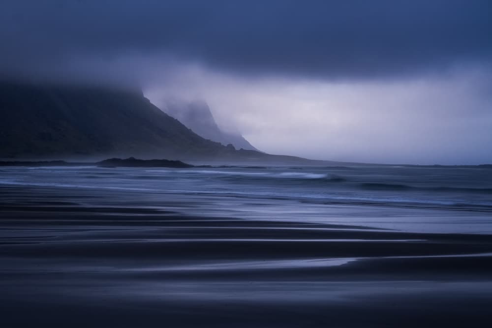 Serene Coastal Mountains by Yongnan Li （李永男） — canvas wall art