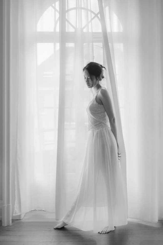 Quietness by the window by Eiji Yamamoto — canvas wall art