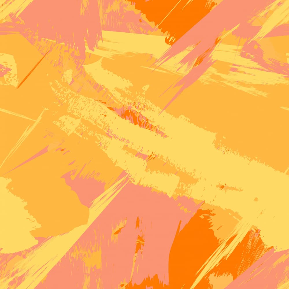 Warm Brushstroke Abstract by Marika Barsrsind — canvas wall art