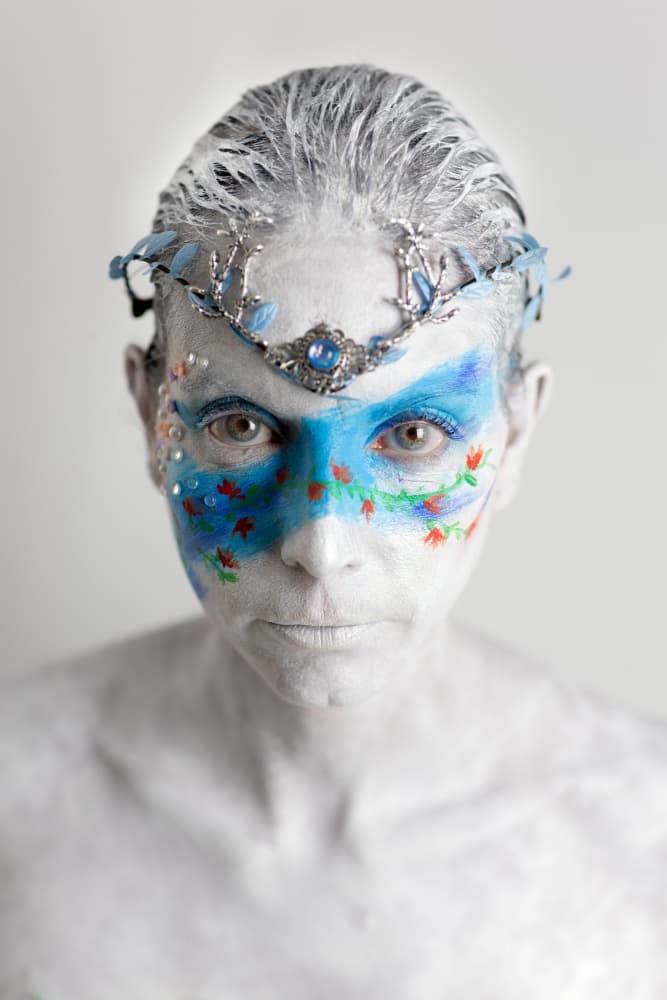 Mystical Ice Queen by Claudio Viarengo — canvas wall art