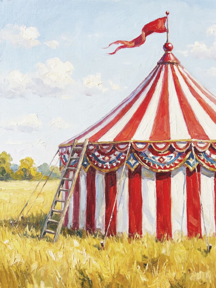 The Circus Tent by Andreas Magnusson — canvas wall art