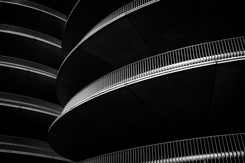 Modern Concrete Spiral by Ivo Mateju — canvas wall art