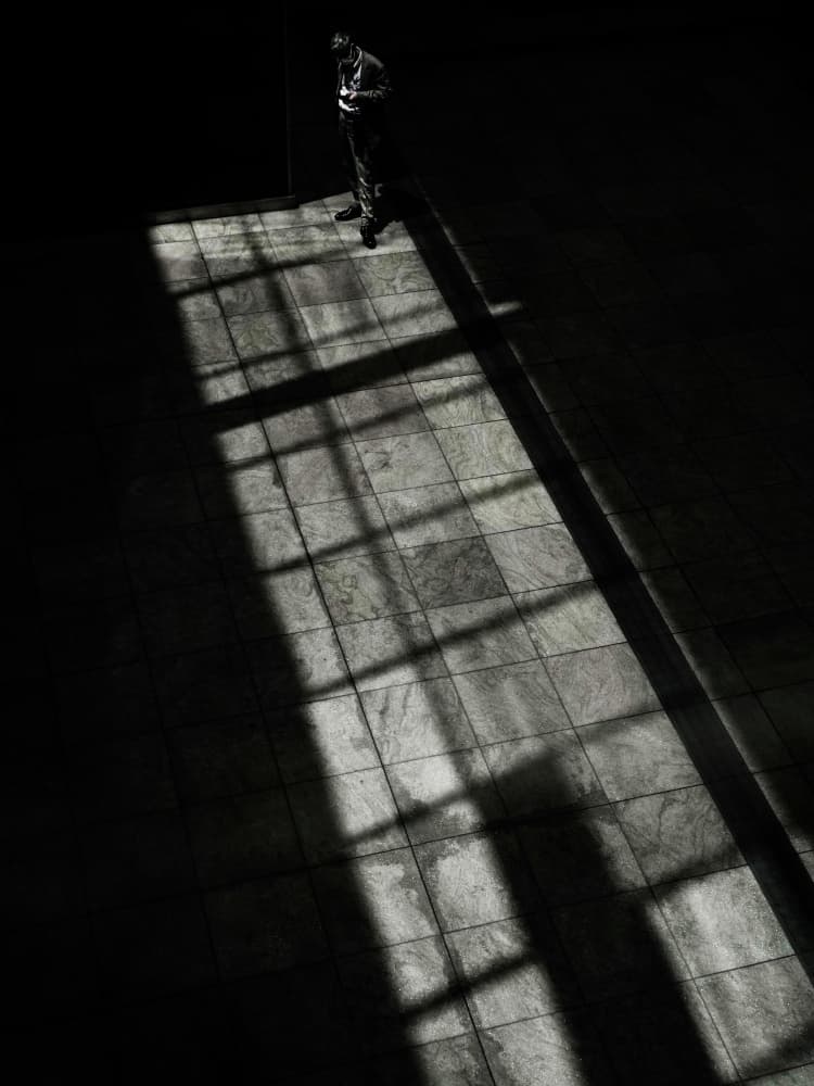 Man in Window Light by IKUMI FUKAZAWA — canvas wall art
