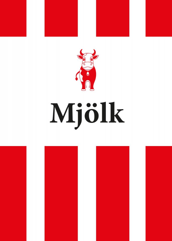 Scandinavian Milk Cow by Andreas Magnusson — canvas wall art