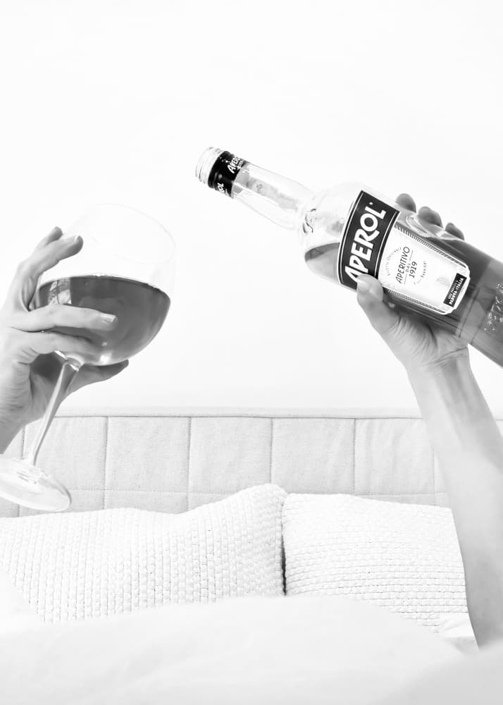 Cozy Bedside Cocktail by Pictufy Studio III — canvas wall art