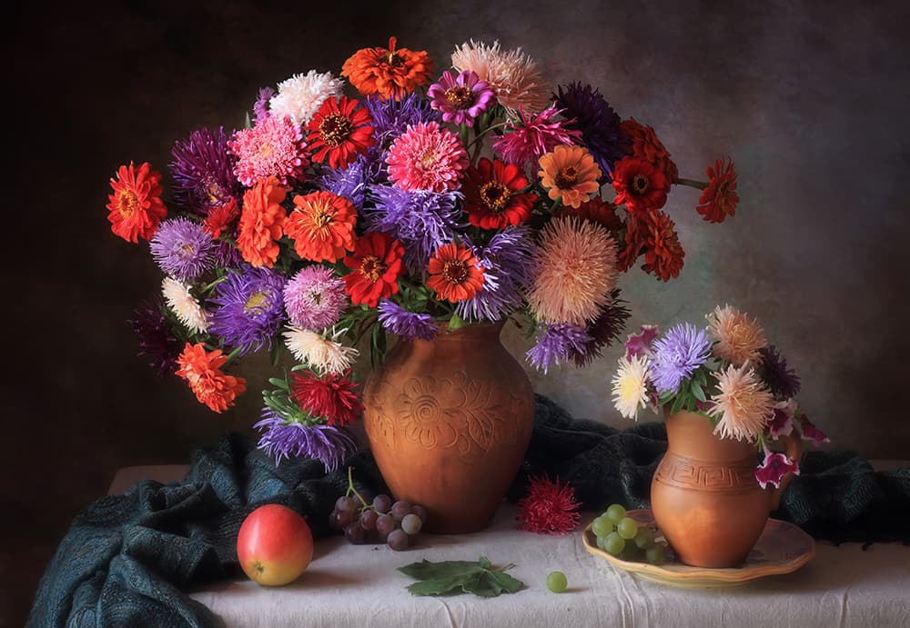 Vibrant Autumn Still Life by Tatyana Skorokhod — canvas wall art