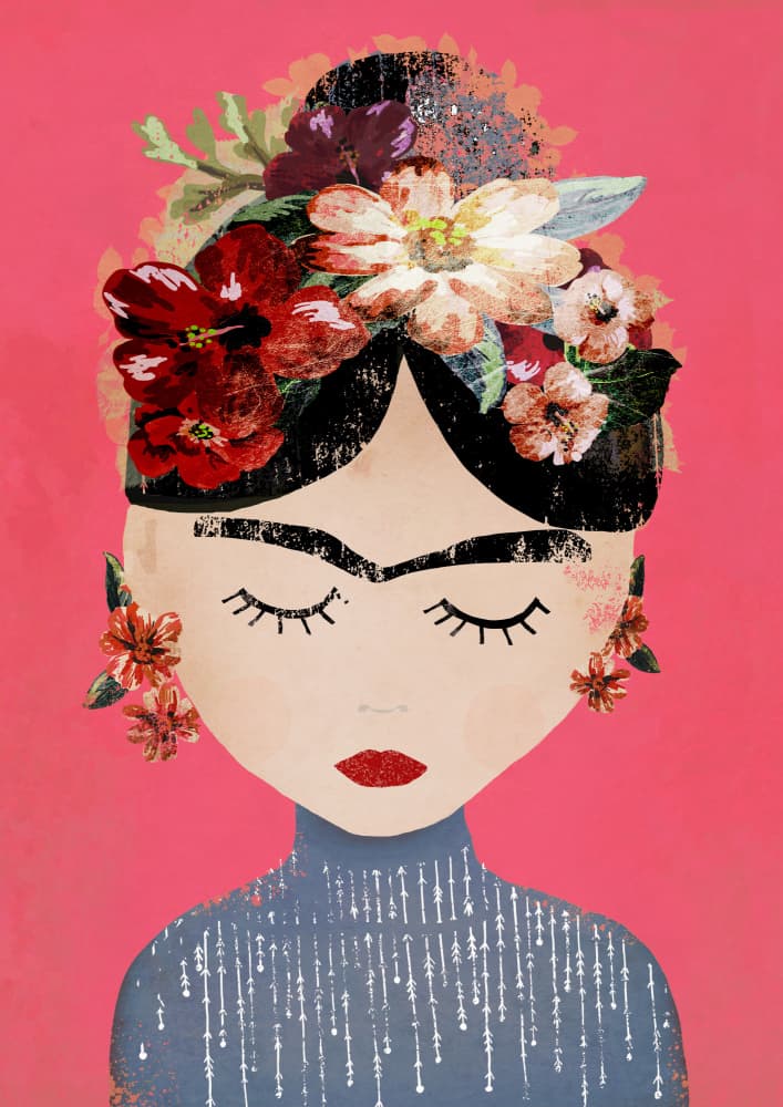 Floral Serenity by Treechild — canvas wall art