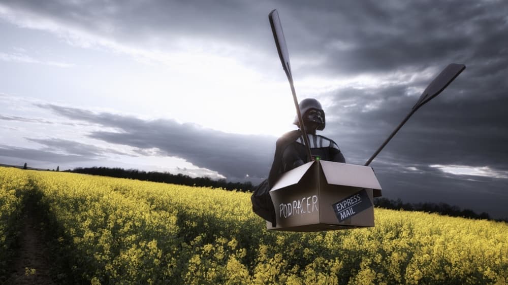 Fantasy Field Flight by Christophe Kiciak — canvas wall art