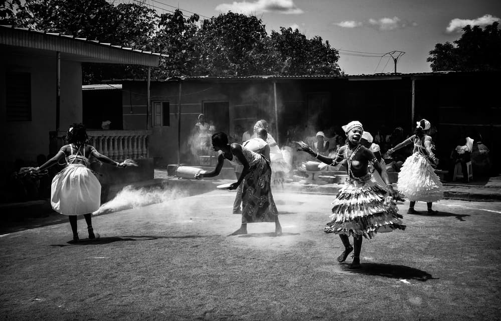 African Dance Celebration by Joxe Inazio Kuesta Garmendia — canvas wall art